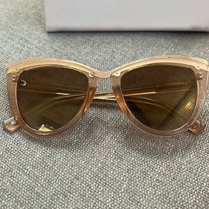 Prive Revaux x Dove rose gold sunglasses
